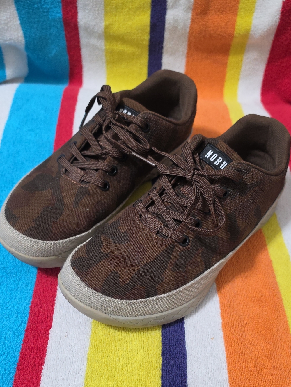 NOBULL Grizzly Camo Trainers Mens 7.5 Womens 9